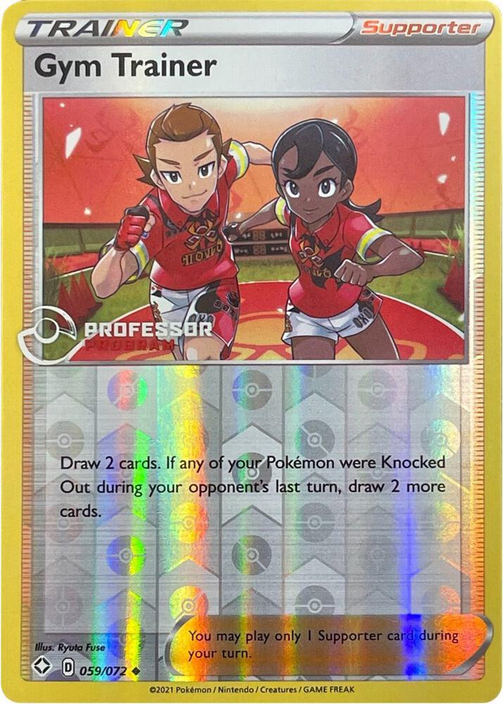Shining Fates Gym Trainer [Professor-Program] Pokémon card